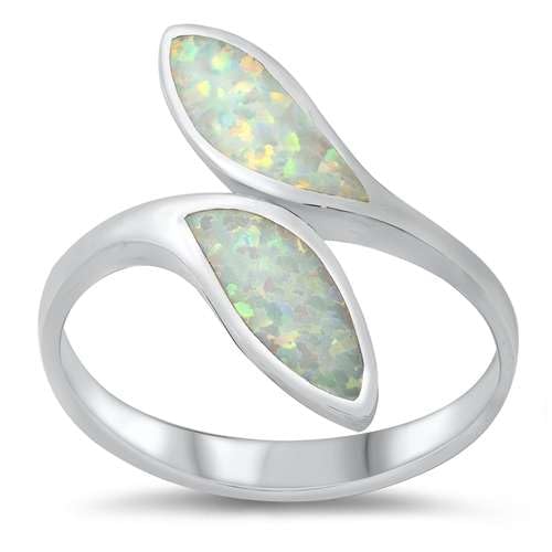 Sterling Silber Weiß Opal Ring LTDONRO150829-WO100 von Joyara