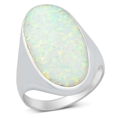 Sterling Silber Weiß Opal Ring LTDONRO150862-WO100 von Joyara