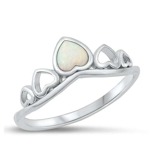 Sterling Silber Weiß Opal Ring LTDONRS131456-WO40 von Joyara