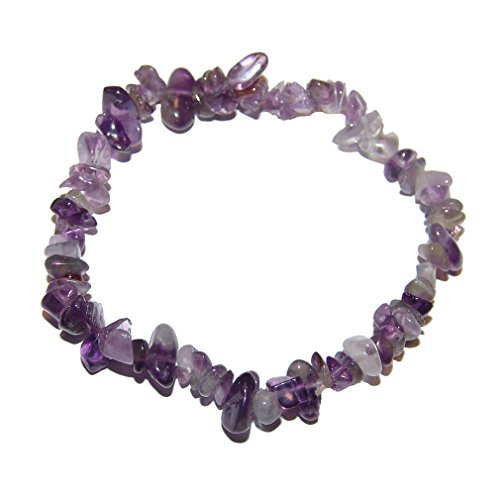 Joyas Janni Amethyst Armband A * Extra Splitterarmband ???Schöne helle lila Farbe auf Gummiband SC-ARM-SP-20-AM-01 Marke, Einheitsgröße, Nicht-Edelmetall, Kein Edelstein von Joyas Janni