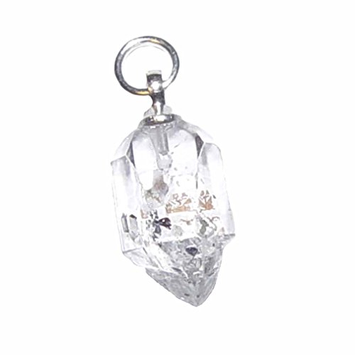 Joyas Janni Herkimer Diamond Anhänger, eine Vielzahl von Mountain Crystal Nature Grown Mini, ca. 10 x 7 mm, SC-AN-BE-04 Marke, Einheitsgröße, Metall, Kein Edelstein von Joyas Janni