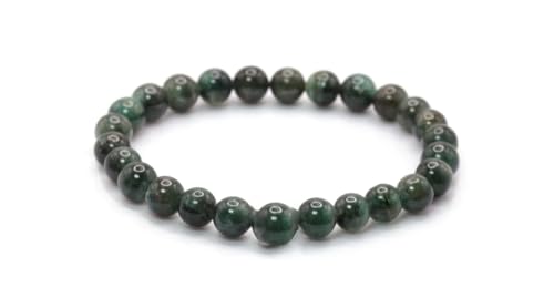 Joyas Minerales Grüner Kyanit-Armband – 100% echte Natursteine | Bequem & elegant | Elastische koreanische Schnur | Inkl. Geschenkbox (Grüner Kyanit, 6mm) von Joyas Minerales