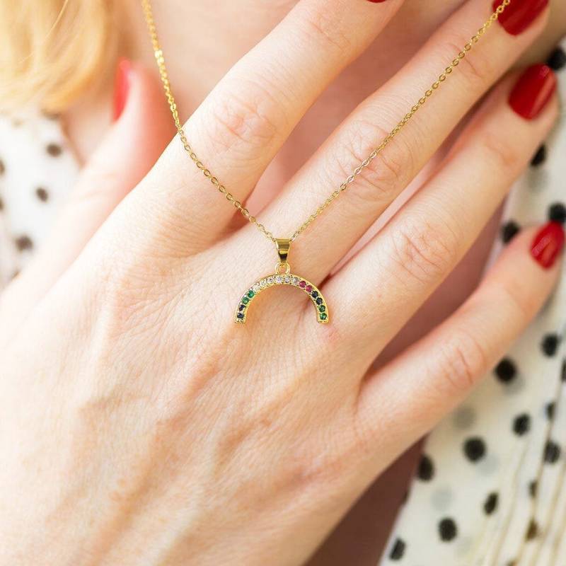 Große Vergoldete Regenbogenbogenkette von JoybyCorrineSmith