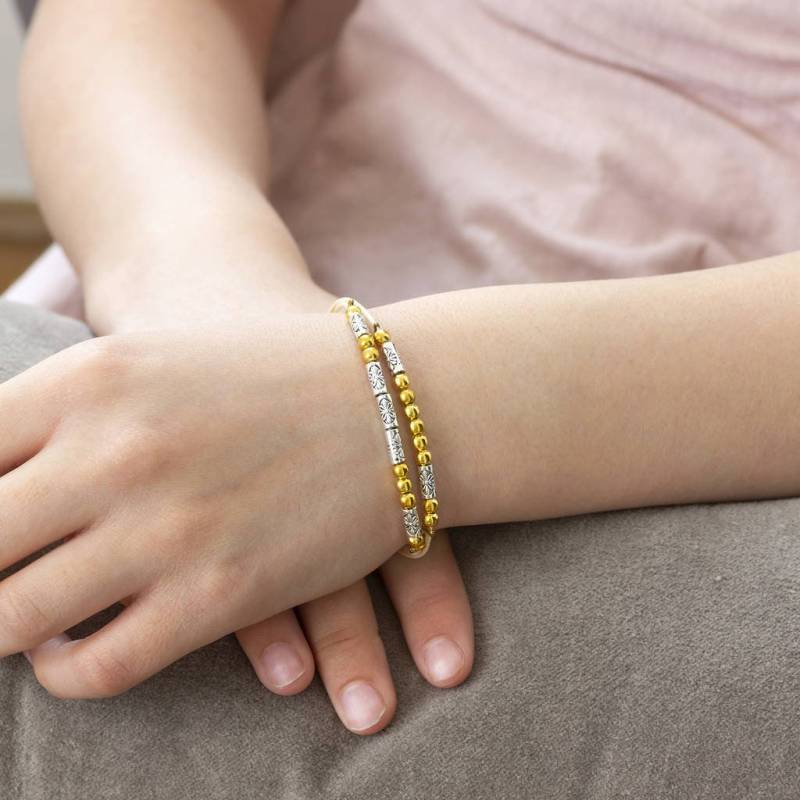 Morse-Code Liebesleben Perlen Armband von JoybyCorrineSmith