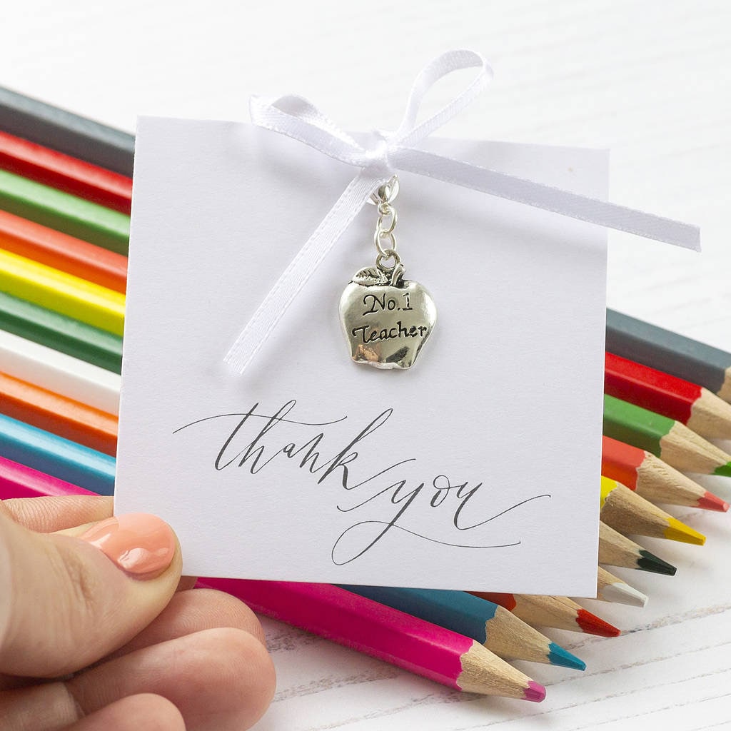 Nummer Eins Lehrer Andenken Apfel Charme von JoybyCorrineSmith