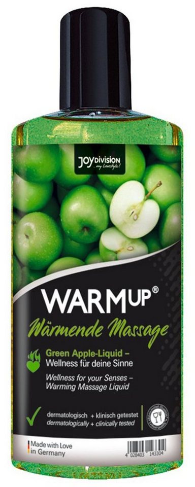 Joydivision Toys Gleit- & Massageöl Warm-up wärmendes Massageöl Green Apple Apfelduft, Wärmender Effekt Joydivision Toys Gleit- & Massageöl Warm-up wärmendes Massageöl Green Apple Apfelduft, Wärmender Effekt von Joydivision Toys