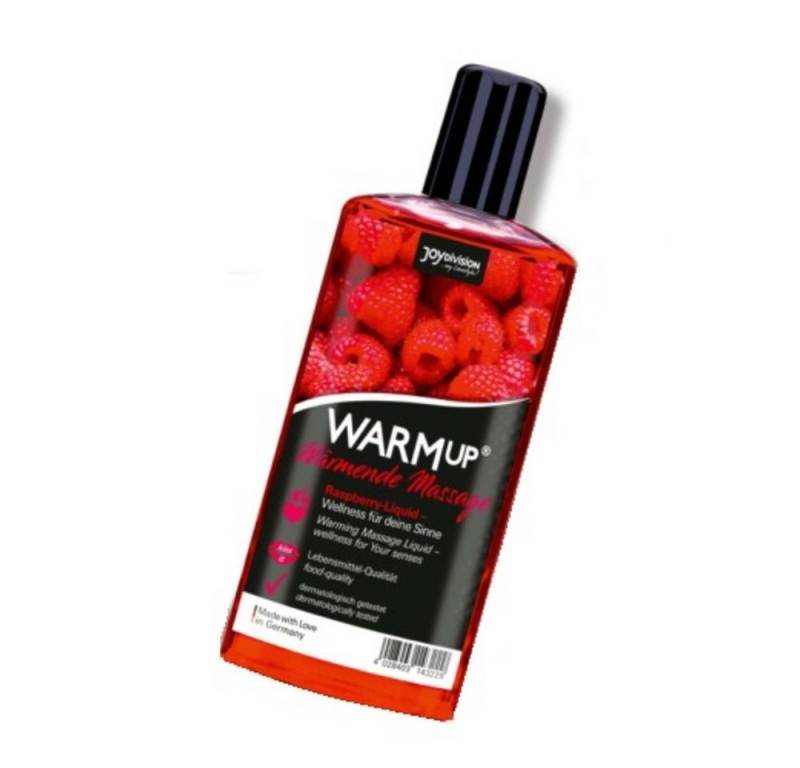 Joydivision Toys Massageöl Gleitmittel Massage Oral Himbeer Essbar Gel Wasserbasis Vegan Wärmend Packung, 1-tlg., Massageliquid mit Wärme-Effekt von Joydivision Toys