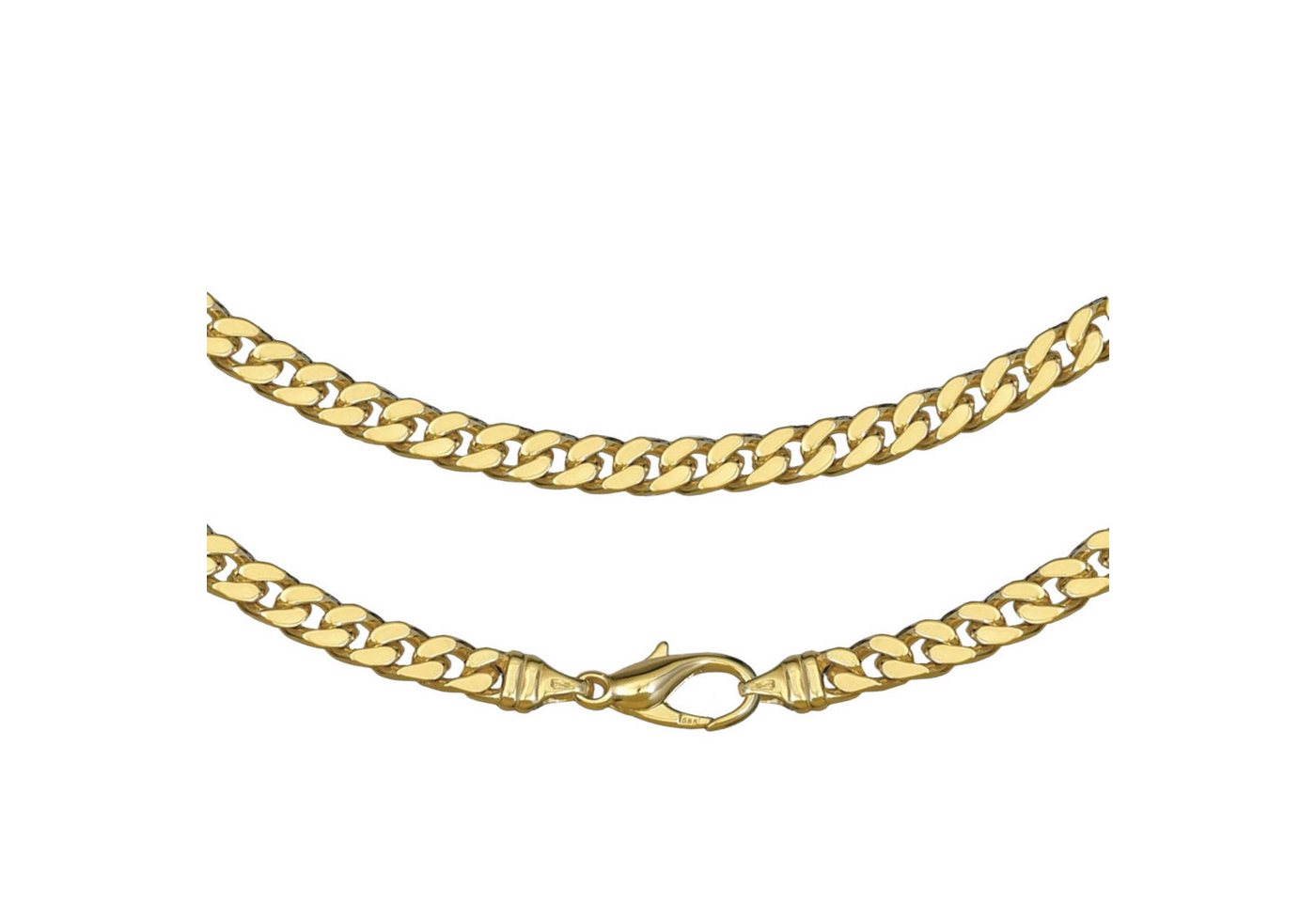 Joyes Boutique Goldkette Goldkette Edle Collier Panzerkette 585 - 14 KGold 50 cm 5,4 mm 53,2 g (Gold, JB) von Joyes Boutique