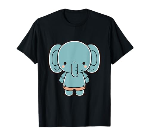 Baby Elefant Cartoon T-Shirt Baby Elefant Cartoon T-Shirt von Joyful Doodles