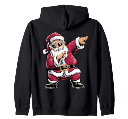 Dabbing Santa Claus Dance Festliche Weihnachten für Kinder Kapuzenjacke von Joyful Holiday Outfit for Kids and Families