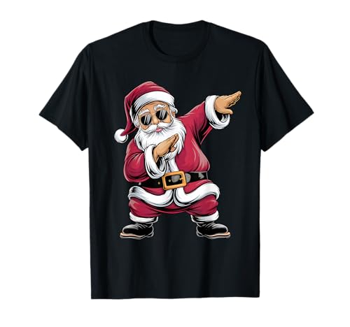 Dabbing Santa Claus Dance Festliche Weihnachten für Kinder T-Shirt Dabbing Santa Claus Dance Festliche Weihnachten für Kinder T-Shirt von Joyful Holiday Outfit for Kids and Families