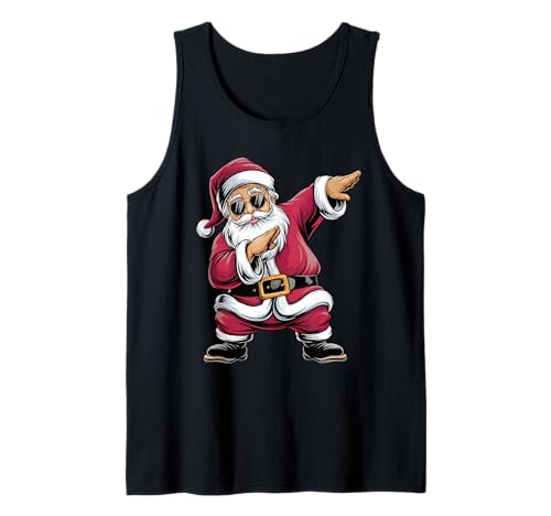 Dabbing Santa Claus Dance Festliche Weihnachten für Kinder Tank Top Dabbing Santa Claus Dance Festliche Weihnachten für Kinder Tank Top von Joyful Holiday Outfit for Kids and Families