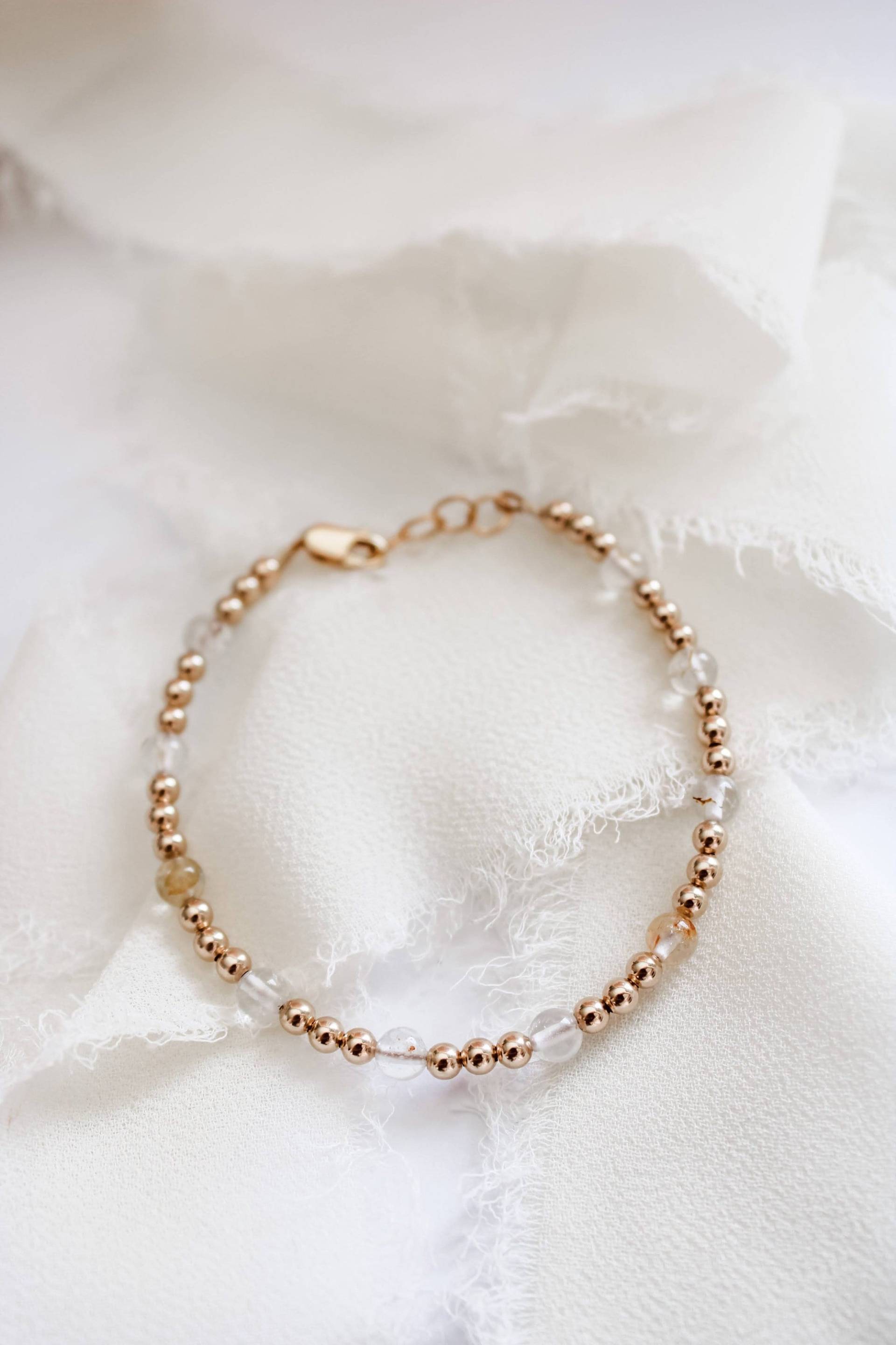 November Birthstone Armband - Topaz Mom Baby Wasserdicht Passende Mama Und Mich Geschenke Für Neue Mütter von JoyfulBeadCompany