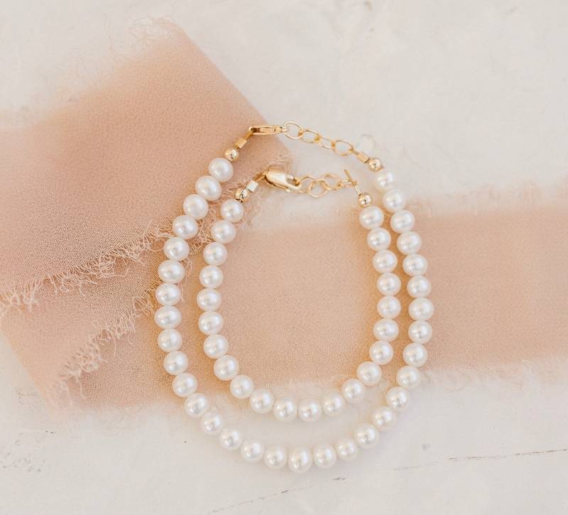 Süßwasser Perle Armband - Gold Gefüllt Baby Kleinkind Mama Und Mich Passende Säugling Süßwasser Perle Armband - Gold Gefüllt Baby Kleinkind Mama Und Mich Passende Säugling von JoyfulBeadCompany