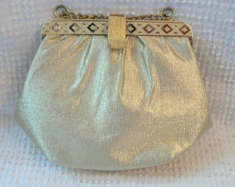 Vintage Gold Lame Geldbörse Handtasche Abendtasche - Kettengriff Geldbeutel, Hochzeiten, Besondere Anlässe Vintage Gold Lame Geldbörse Handtasche Abendtasche - Kettengriff Geldbeutel, Hochzeiten, Besondere Anlässe von JoyfulMakesAndFinds
