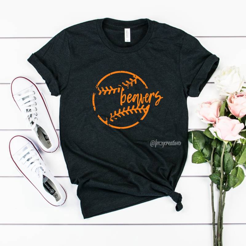 Biber Baseball Shirt | T-Shirt Spiel Shirts Für Damen Softball Oregon St Biber Baseball Shirt | T-Shirt Spiel Shirts Für Damen Softball Oregon St von JoyfulPartyCoThreads