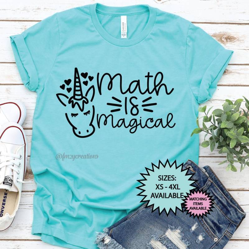 Mathelehrer Shirt | Mathe Lustiges Lehrer Back To School Shirts Erster Schultag Geschenk von JoyfulPartyCoThreads