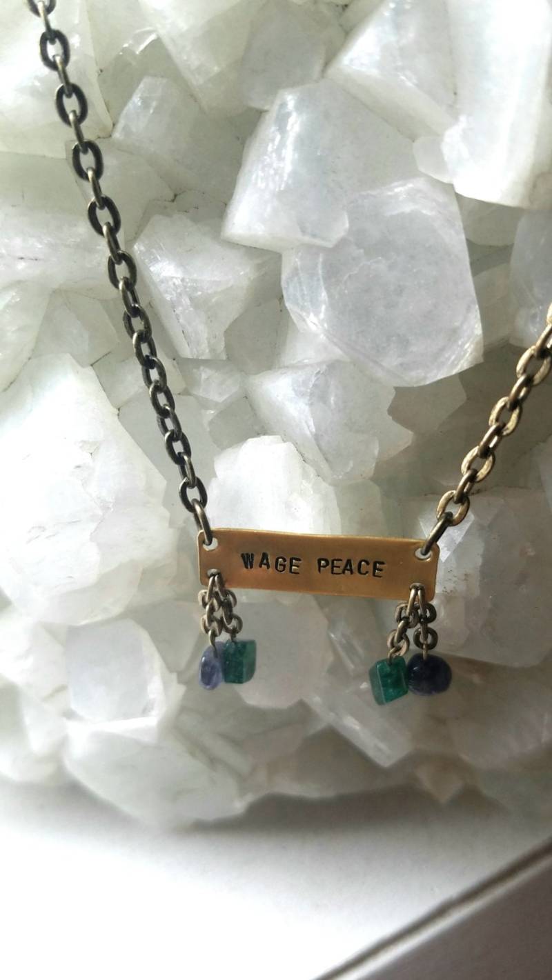 Wage Peace Halskette Wage Peace Halskette von JoyfulSoundJewels