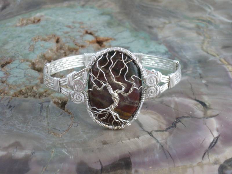 Baum Des Lebens Armband Mit Cabochon Baum Des Lebens Armband Mit Cabochon von JoyfulTatter