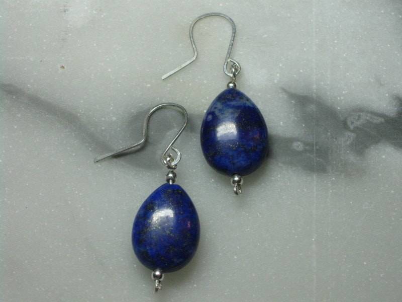 Lapislazuli Solitär Ohrringe Lapislazuli Solitär Ohrringe von JoyfulTatter