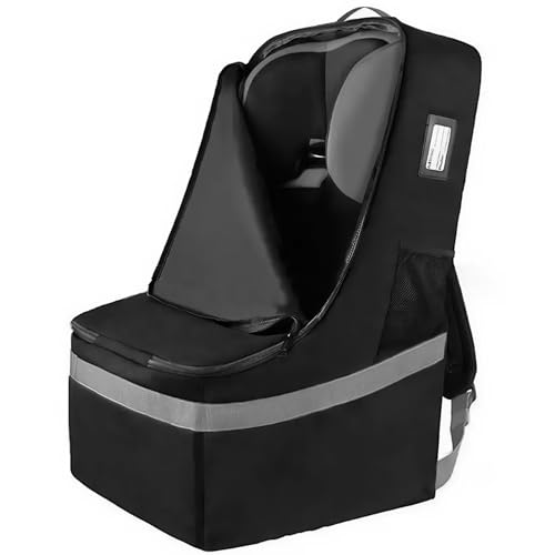 Autositz Reisetasche 18x18x28in wasserfest großer Autositzbeutel mit gepolsterten Rucksackbändern für Flugzeugbabys essentiell von Joygoodta