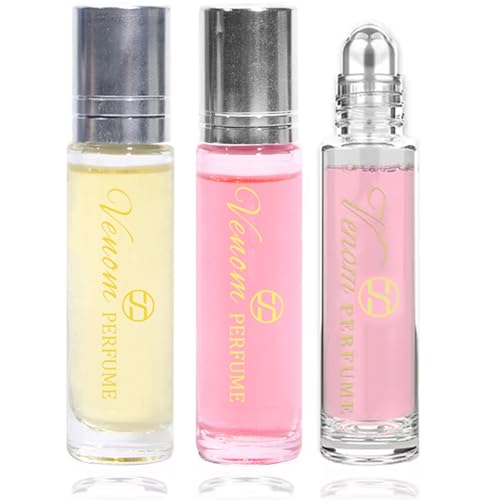 Parfümöl 2pcs Pheromon-Parfüm für Männer & Frauen, langlebige und süchtig machende Rollanlage, romantische Duftstoffe, 10 ml von Joygoodta
