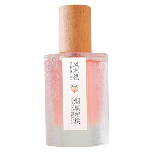 Pfirsich -Parfüm 50ml Rauchiger Pfirsich -Parfüm für Frauen und Mädchen langlebig erfrischend Obstduft für den täglichen Date -Ausflug von Joygoodta