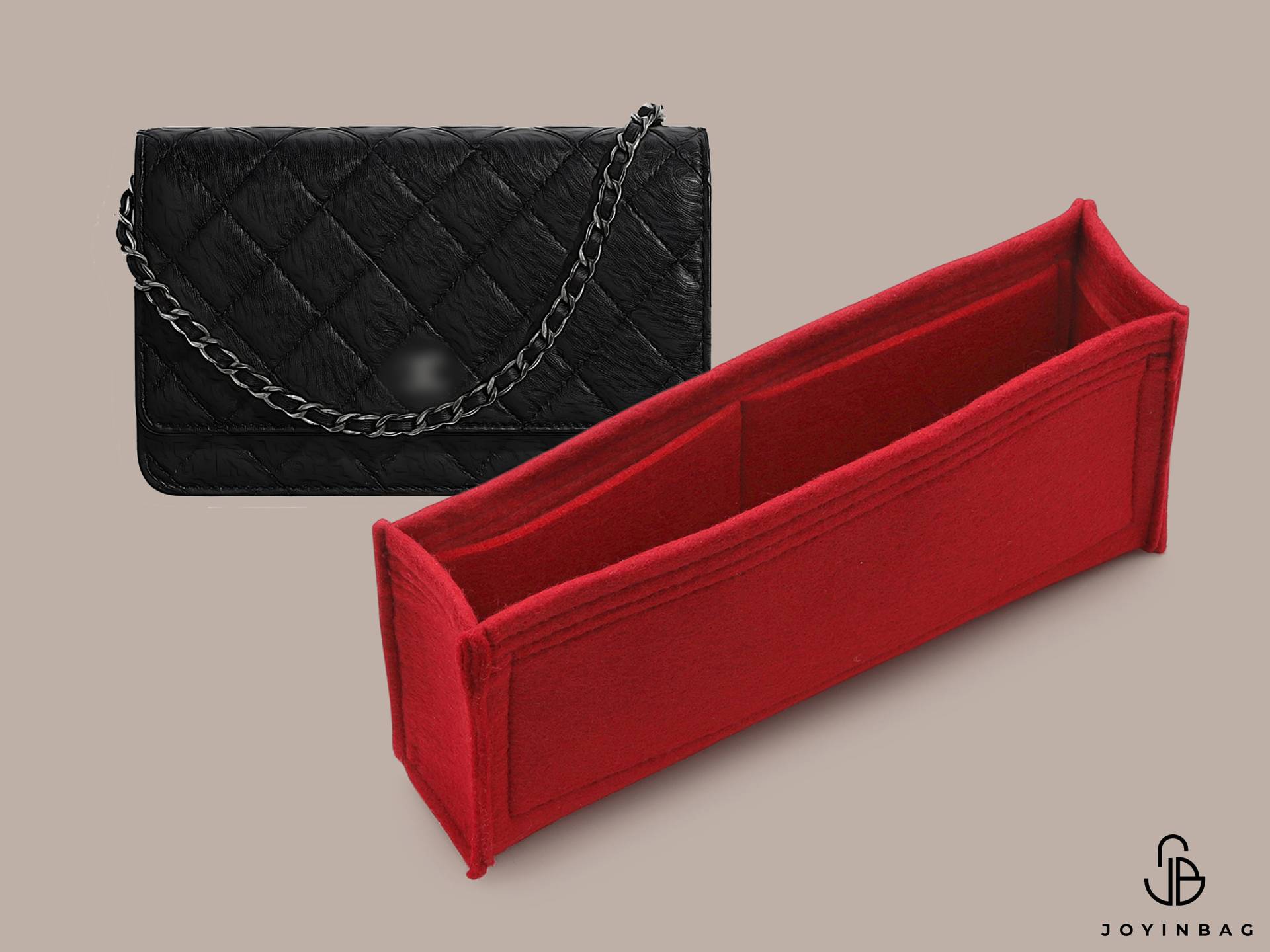 Geldbörse Organizer Für Woc | Wallet On Chain Designer Handtaschen | Taschenorganizer Einsatz Einkaufstasche Tote Bag Liner Handtascheneinsatz von Joyinbag