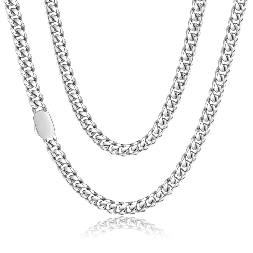Joykee Cuban Link Kette für Männer Edelstahl Ketten Halskette für Männer und Frauen Schmuck Joykee Cuban Link Kette für Männer Edelstahl Ketten Halskette für Männer und Frauen Schmuck von Joykee