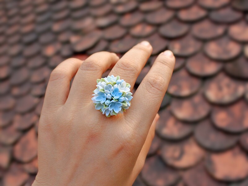 Flieder Ring, Blumen Vintage Schmuck, Bronze Flieder Ring, Blumen Vintage Schmuck, Bronze von Joyloveclay