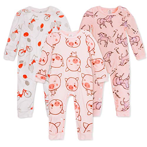 Joyo roy Schlafstrampler Mädchen Pyjama Kinder Mädchen Kinder Pyjama Schlafanzug Einteiler Kinder Pyjama Mädchen Baby Schlafstrampler Schlafanzug Mädchen Jumpsuit Kinder Schlafoverall Kinder 6 Monate von Joyo roy