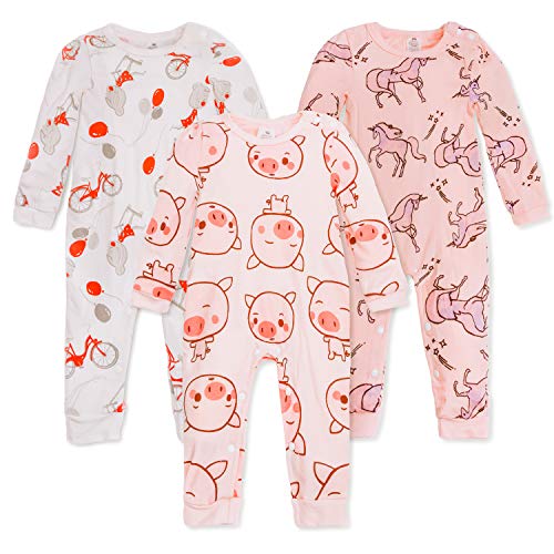 Joyo Roy Schlafstrampler Mädchen Kinder Pyjama Einteiler Baby Schlafanzug Jumpsuit Schlafoverall 6 Monate von Joyo roy