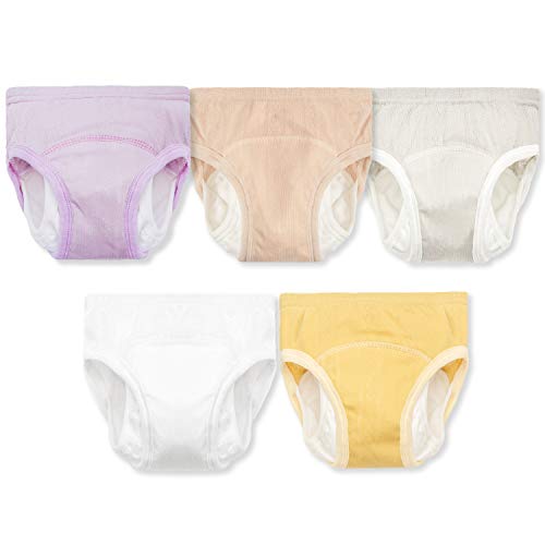 Joyo roy Töpfchen Trainingshose Trainingshose Kinder Windelshorts für Kinder Trainerhosen töpfchentraining Waschbare Trainingshöschen zum trocken Werden Töpfchentraining Lernwindel für Mädchen von Joyo roy