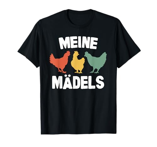 Meine Mädels Hühner Humor Vintage T-Shirt Meine Mädels Hühner Humor Vintage T-Shirt von Joyouse Urban Style