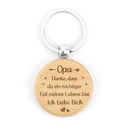 JoyrnalK Vatertagsgeschenk für Opa Geschenk Opa Geschenk Vatertag Geschenk Geburtstag Opa Geschenke für Oma Und Opa Schlüsselanhänger Opa Geschenk Weihnachten von JoyrnalK