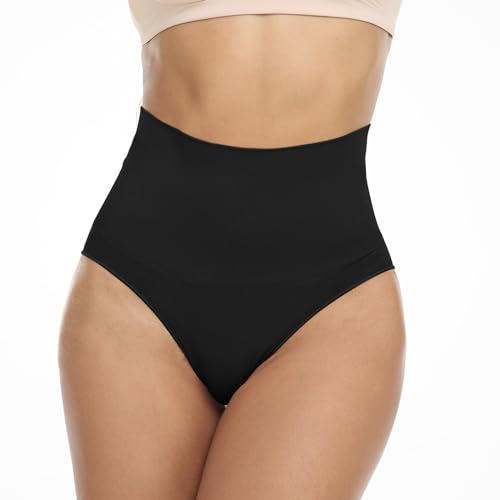 Joyshaper Damen Miederslip Bauchweg Unterhose Figurenformend Miederhose Höschen Shapewear Miederpants Shaping Unterwäsche Body Shaper Schwarz,L von Joyshaper