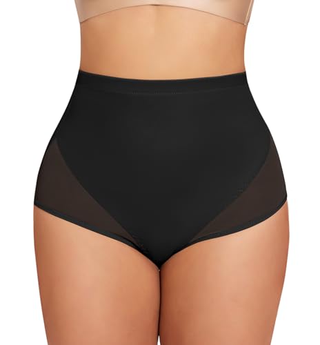 Joyshaper Damen Shapewear Bauchweg Unterhose Nahtlos Body Shaper Hose Formende Miederdlip Miederhose Bauch Weg Miederpants Shaping Po Push Up Slip Höschen Figurformende Unterwäsche Schwarz L von Joyshaper