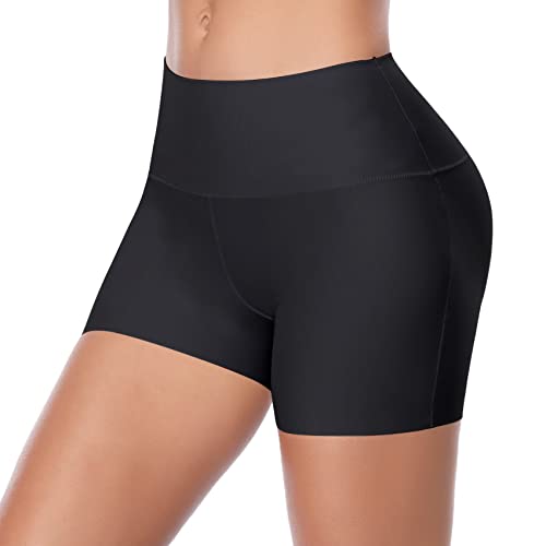 Joyshaper Damen Unterhose Unter Rock Kurz Hose Yoga Shorts Boxershorts Nahtlose Boyshort Miederhose Unter Rock Kleid Hose oder Zuhause Schwarz 3XL von Joyshaper