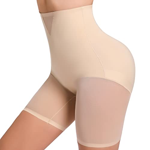 Joyshaper Hohe Taille Unterhose Damen Bauchweg Shapewear Figurformende Miederhose Nahtlos Miederpants Shaping Unterwäsche Beige 2XL von Joyshaper