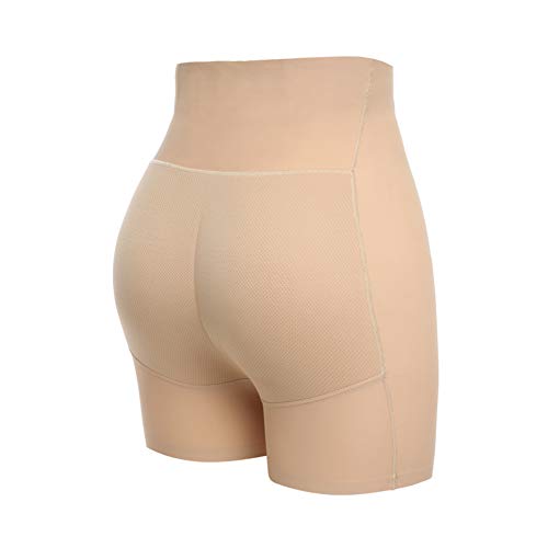 Joyshaper Damen Po Push Up Unterhose Hip Enhancer Shapewear Butt Lifter Panty Padded Höschen Bauchweg Miederhose Figurformende Miederpant Beige 2XL von Joyshaper