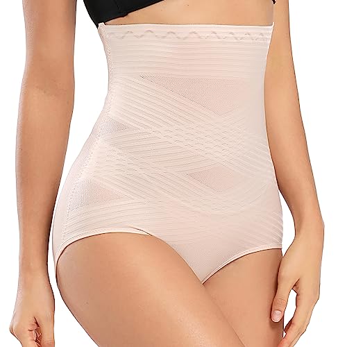 Joyshaper Shapewear Damen Bauchweg Unterhose Hohe Taille Formende Miederslip Bauch Weg Hose Body Shape Miederhose Nahtlos Mieder Slip Shaping Unterwäsche Miederpants Figurformend Beige XXL von Joyshaper