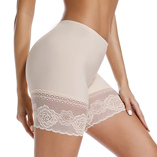 Joyshaper Unter Rock Kurz Hose Damen Spitzen Unterhose Anti-Chafing Shorts Nahtlose Unterwäsche von Joyshaper