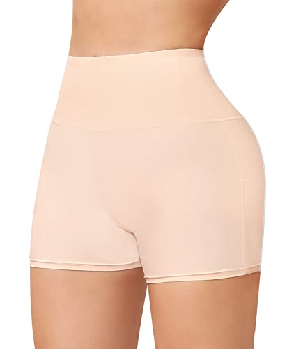 Joyshaper Damen Unterhose Radlerhose Anti Chafing Shorts Boxershorts Kurze Hose Unter Kleid Beige 2XL von Joyshaper