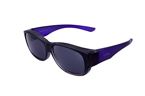 Joysun für Herren und Damen polarisierte Linsendeckel Wrap-Around Überziehbrille über normale Korrekturbrille Anti-Blendung 100% UV 400-Schutz. Ideal für Autofahren, Radfahren, Laufen & Sport ZP8009B6 von Joysun