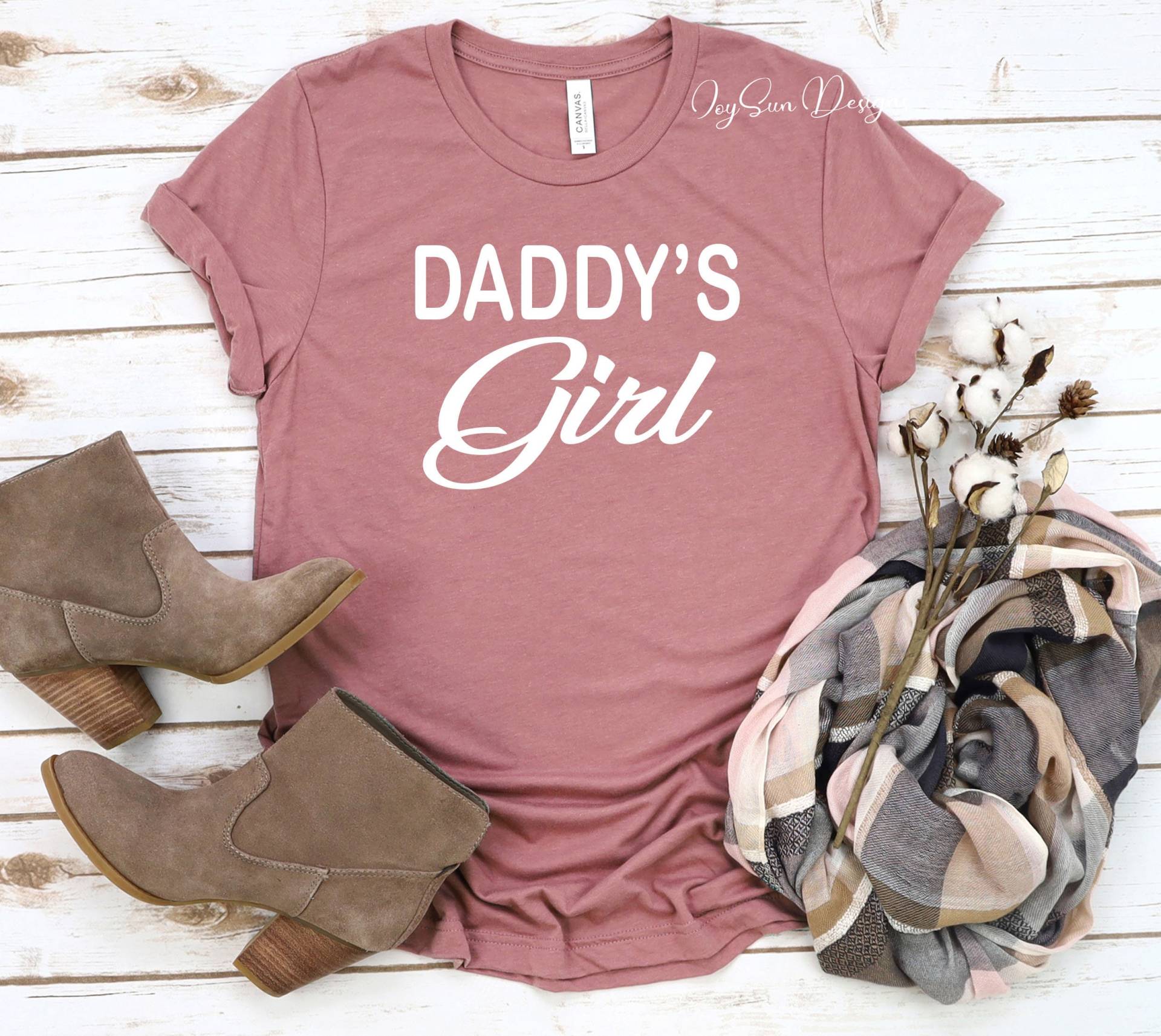 Daddys Girl Shirt, T-Shirt, Girl, Große Schwester Tshirt, Baby Ankündigung, Schwangerschaft, Damen Hemden von JoysunDesigns