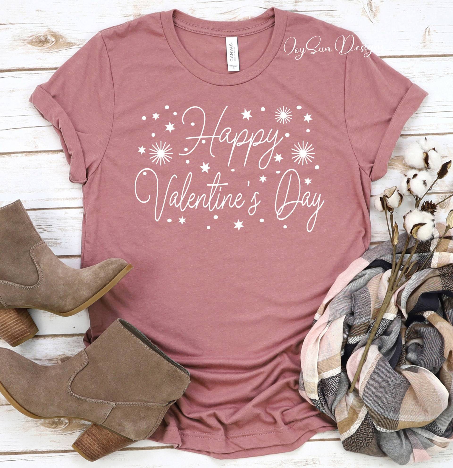 Happy Valentine's Day Shirt, Valentinstag Geschenk, Geschenk Für Frauen, Sie von JoysunDesigns