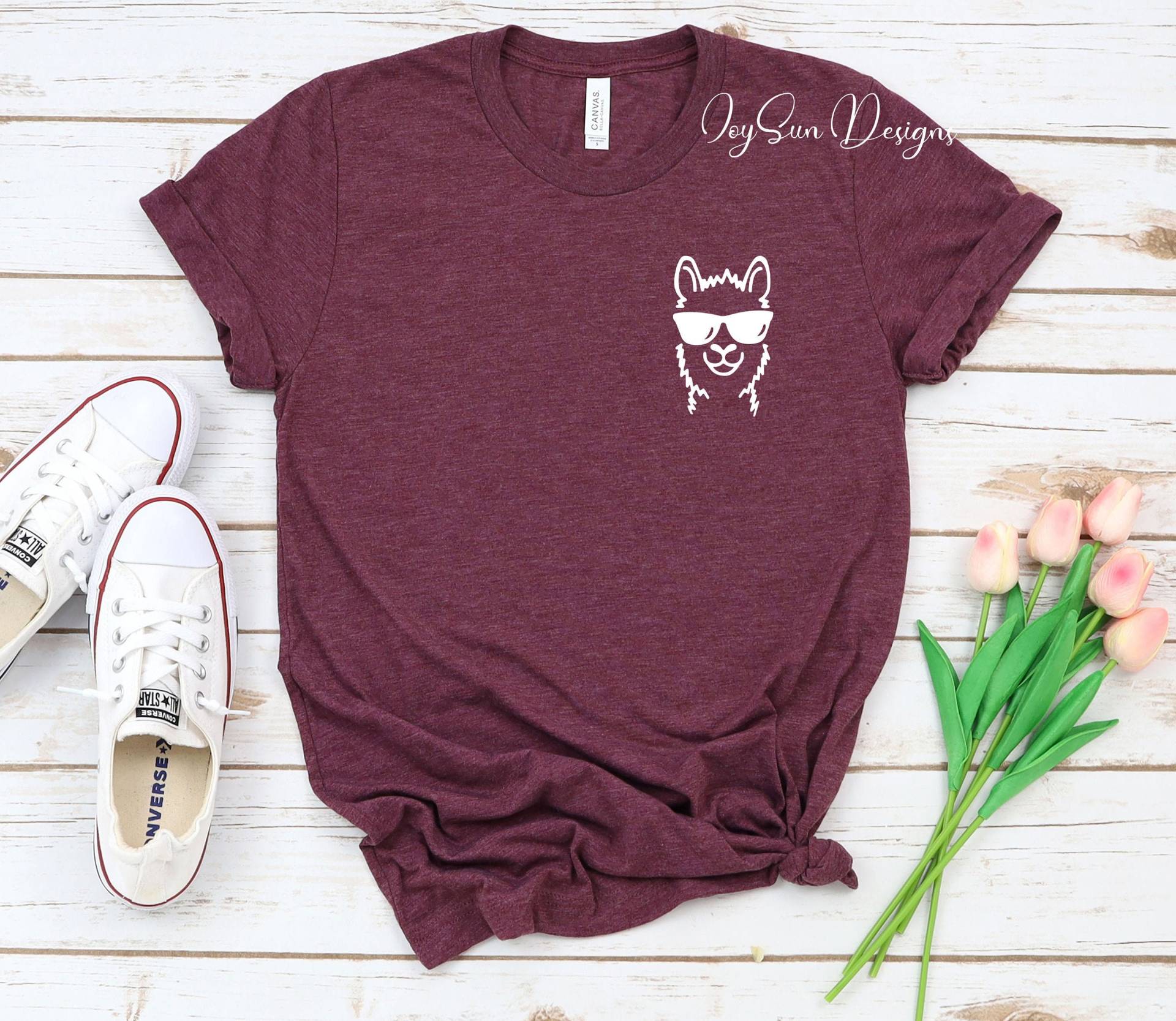 Lama Shirt, T-Shirt, Süßes Geschenke, Shirt Für Frauen, T-Shirt von JoysunDesigns