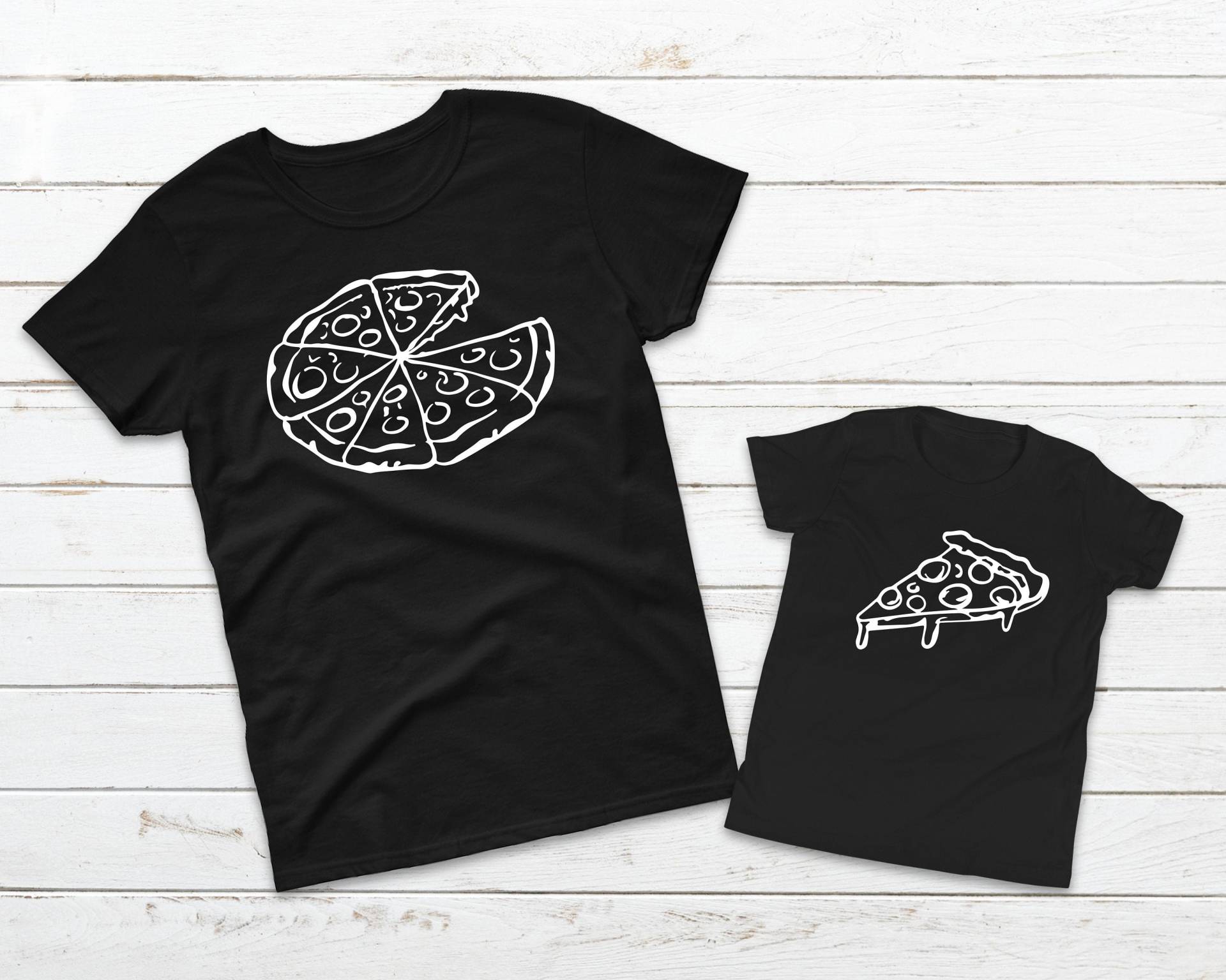 Papa Und Ich Pizza-Shirt-Set, Eltern-Kind-Shirt-Set, Pizza-Set-Shirts, Vatertags-Shirt-Set, Neues Papageschenk, Baby Shirts, Mama von JoysunDesigns