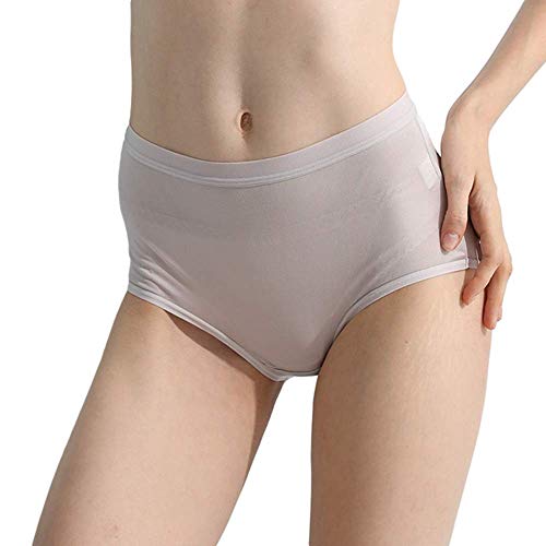 Joyunii 100% Seide Damenunterwäsche Hohe Taille Unterhosen Nahtlose Unterwäsche Antibakterielle Hipsters von Joyunii