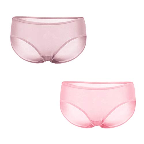 Joyunii Bikini Slip Damen aus 100% Seide Unterhosen Atmungsaktive Panty Hipster Unterwäsche von Joyunii